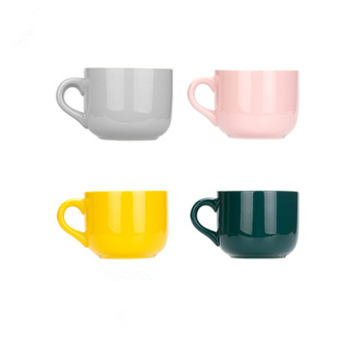 15OZ Big Size Glazed Porcelain Coffee Mugs with Personalized Brand Logo