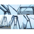 Balok tunggal semi gantry crane