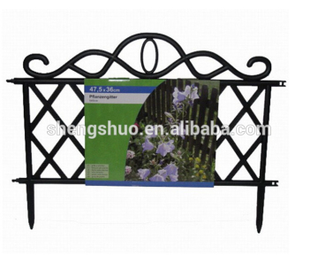 Popular Style White Plastic Fence for Garden