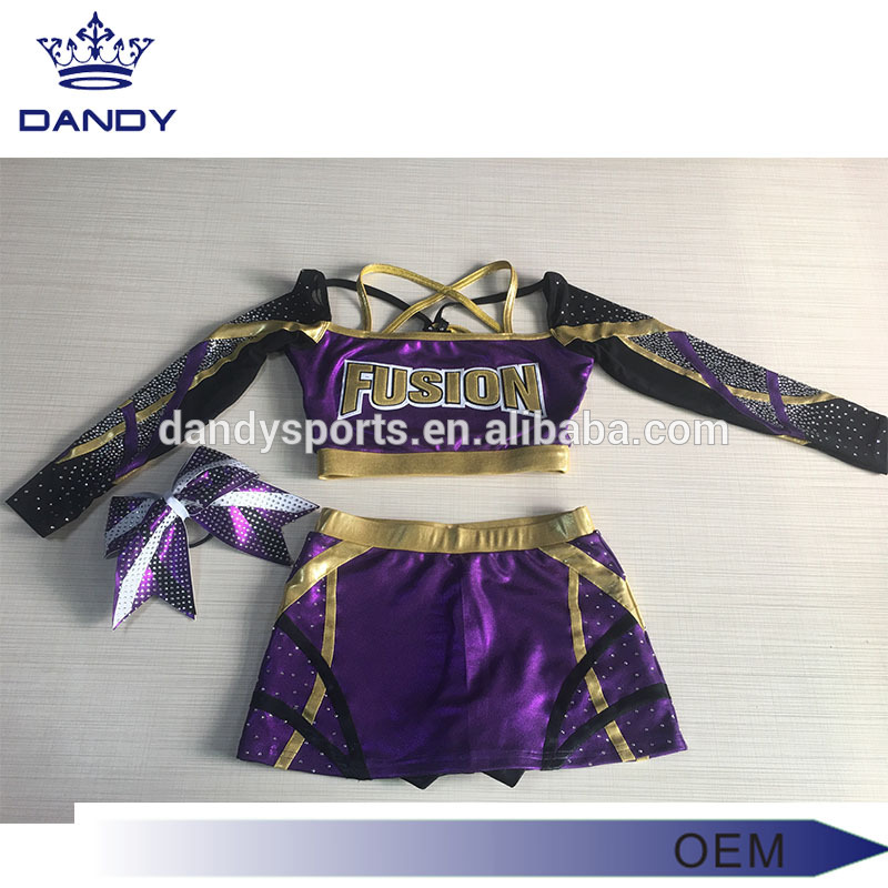 Kincên Cheerleading yên Purple Mystique Custom