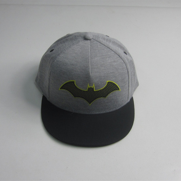 Gorra de algodón Jersey Bat Patch Flat Bill Cap