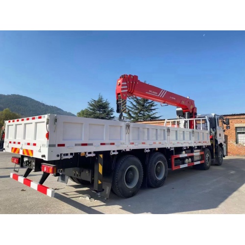 Vehículo de carga 8x4 45t Camión de grúa montada en caja