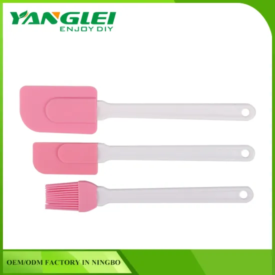 Mini Kitchen Silicone Spatulas, Baking Cooking Mixing - Set Of 3