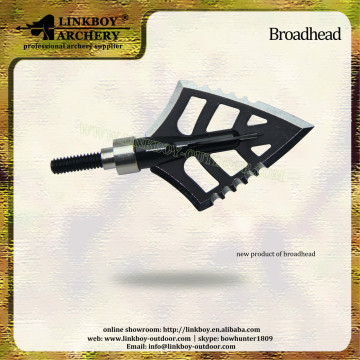 Linkboy LBB038A-1 2 blade serrated broadhead for archery hunting