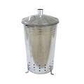 75L portable metal galvanized domestic waste incinerator