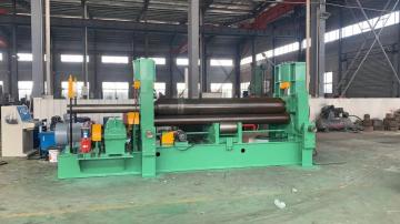 The latest hydraulic three-roll plate rolling machine