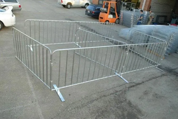 Barrière de contrôle de la foule de la sécurité routière en métal