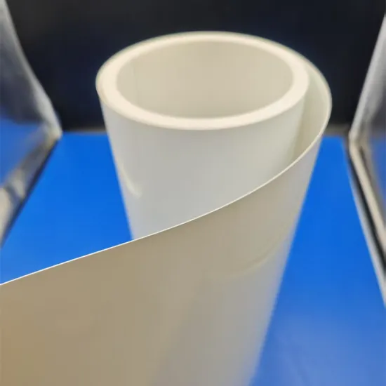 White PS thermoforming sheet for dairy product packaging