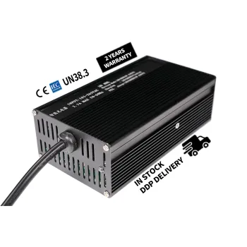 Smart Battery Charger for 12V 200Ah - Compatible with 96V Motorcycle Batteries (12V/24V)