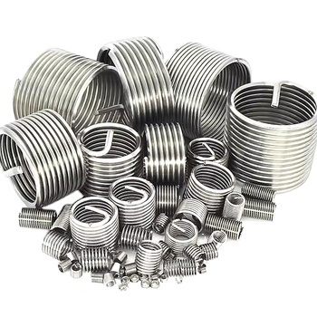 OEM Metric UNC UNF Tangless Coil Locking Screw Thread Insert Customizable American Made of 304 Stainless Steel