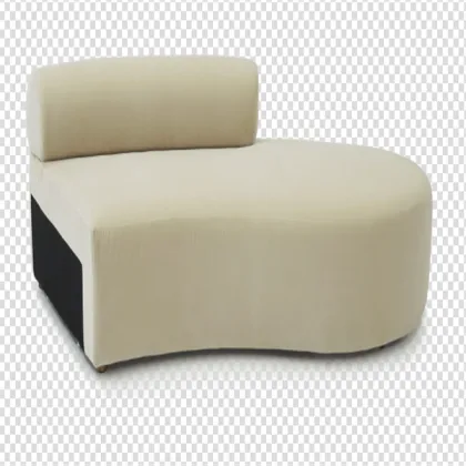 Alien technology fabric curved sofa