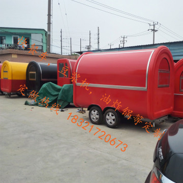 TELESCOPE dual axles ice cream mobile food trailer double axles frer fast food cart bbq mobile food truck grinddle food van