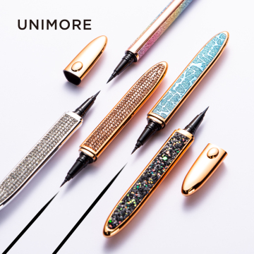 Unimore NEW Black 2in1 Eyeliner Glue Pen - UV Light, Waterproof, Bulk Lash Glue Eyeliner