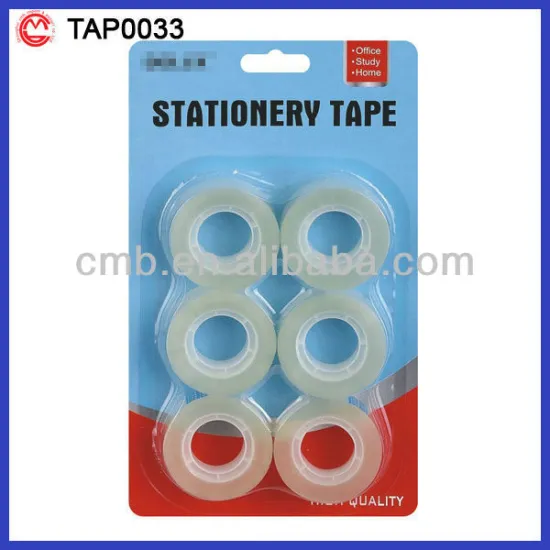 CRYSTAL CLEAR TAPE WITH GOOD ADHESION QUALITY