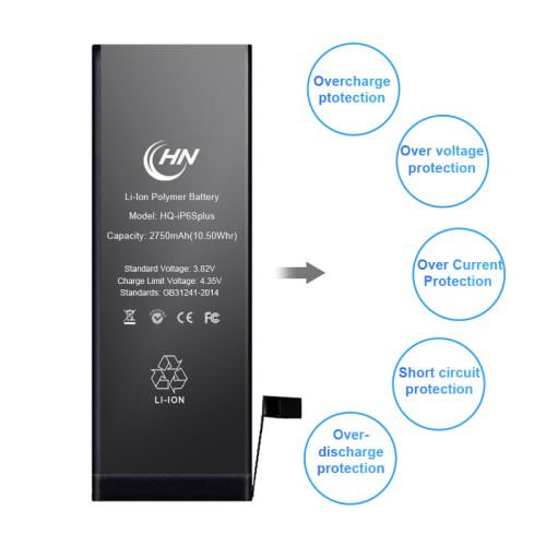 Mobile Phone Battery Replacement For Iphone 6S Plus