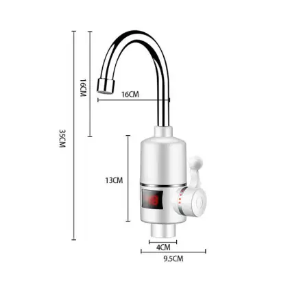 2023 Automatic Electric Heating Instant Hot Water Tap Kitchen Water Heater Electric Instant Heater Water for Winter