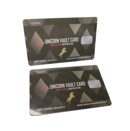 RFID blocking banking card protector 13.56MHz blocking card