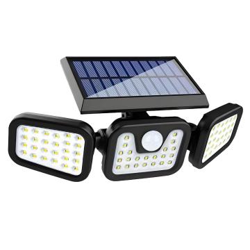 Luci da parete solare ad angolo largo 270 ° per il giardino