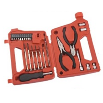 Conjunto de herramientas de mano de herramienta promocional de caja de plástico de aceite