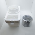 Tuangkan seche linge kit evakuasi fleksibel saluran logam fleksibel dalam ruangan ventilasi pakaian ruang pengering lint perangkap kit 211 perangkap serat