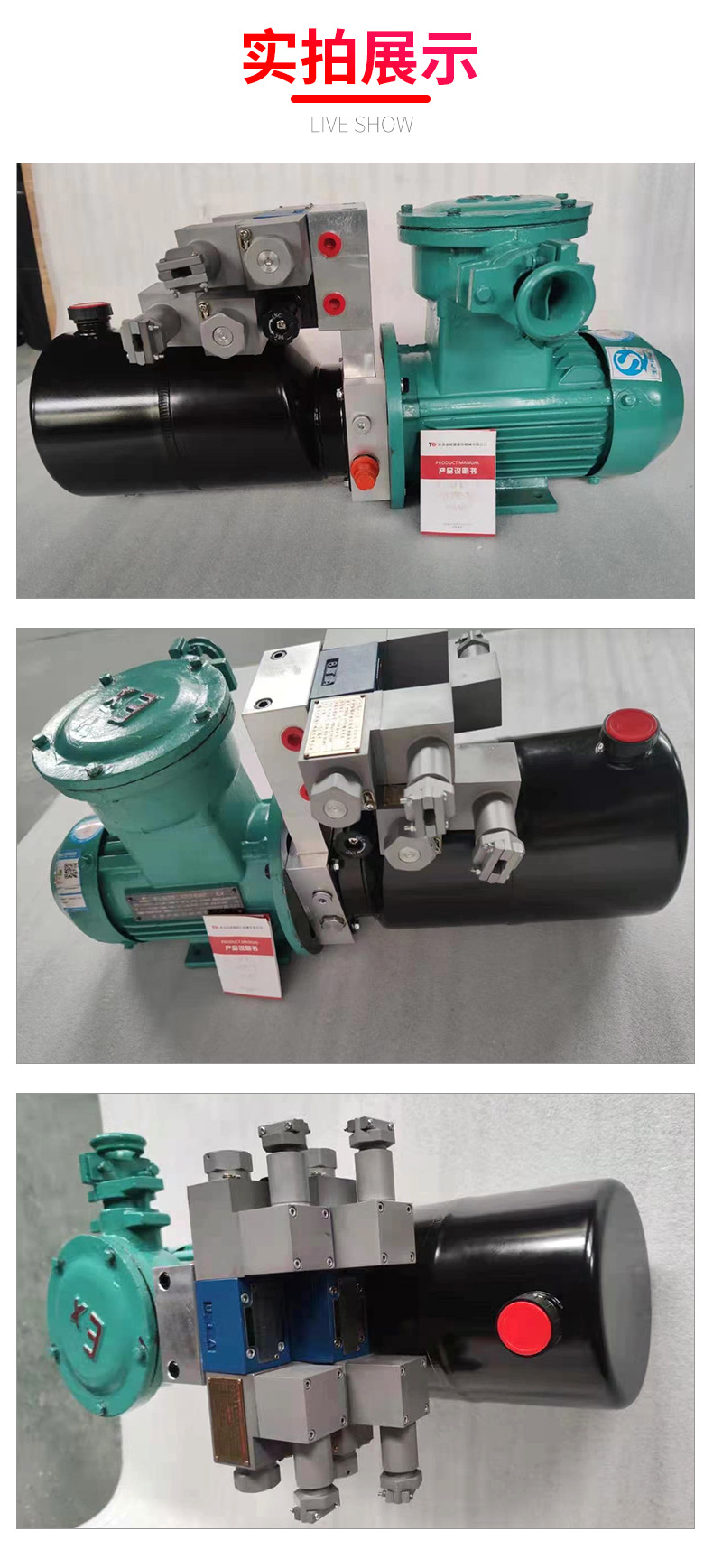 Explosion-proof hydraulic unit