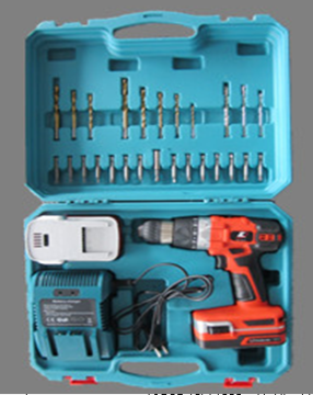 new 2014 manufacturer China wholesale alibaba supplier 18V Li-ion cordless drill of power tool sets tool box