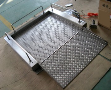 Stainless steel floor scale with single ramp Digital industrial floor scale platform scale 0.5-3Ton Model FDRS