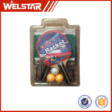 Hot Sale 8mm Board Tranning and Beginner Table Tennis Set with 2pcs Paddle and 3psc Ball