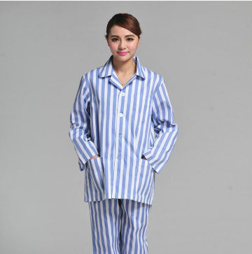 Cotton stripe patient clothes