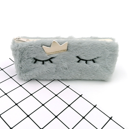 Plush Pencil Case Professional custom Sleep kingdom style cute cartoon plush pencil case school & office stationary Supplier