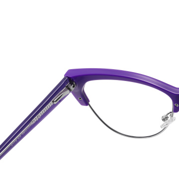 Anti Blue Light TR90 Eyeglasses Frame Metal TR90 Optical Eyeglasses Manufactory