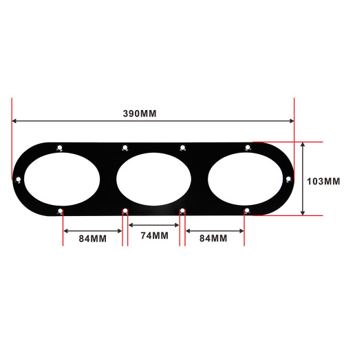 Universal Bumper Guide Difusor de Air Painel Cabeça da Cabeça