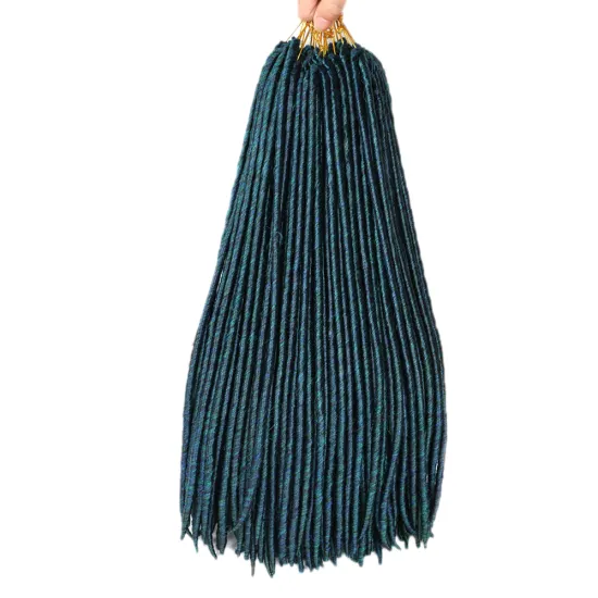 Wholesale New Twist Long Blonde Real Fashion Hair Braiding Bundles Extensions Colored Faux Locs Crochet Hair