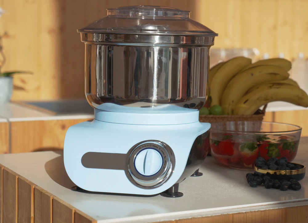 Desktop food mixer for dumpling making