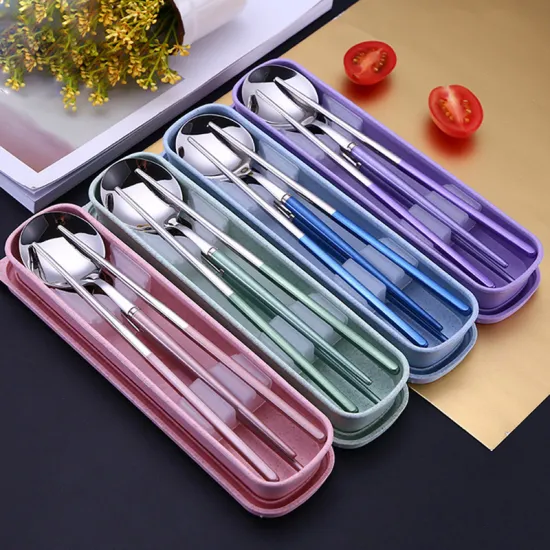Stainless Steel 304 Spoon Fork Chopsticks Set