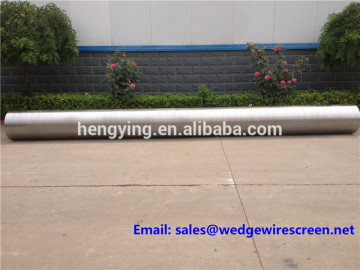 Stainless steel bridge slotted screen pipe/sand control screen