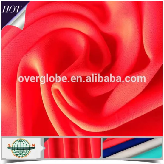 100% Polyester Cationic Chiffon in Cationic Polyester Fabric