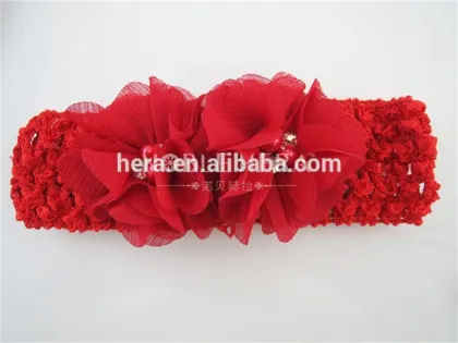 Lovely knitted headband baby crochet headband