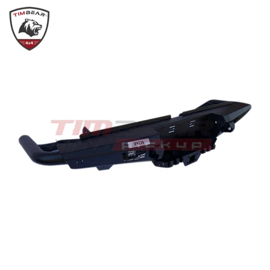 Steel Rear Bumper Bull Bar for 4X4 Pickup Trucks - Fits Ranger T7/T8, Mazda BT-50, D-MAX, Chevrolet Colorado