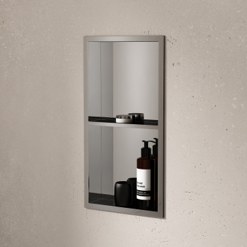 Niche de douche de salle de bain imperméable en acier inoxydable de 25x13 pouces