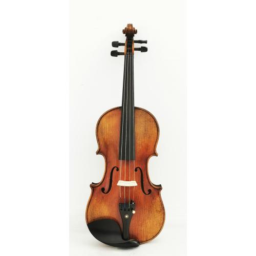 High Quality Handmade Nature Flamed Violin