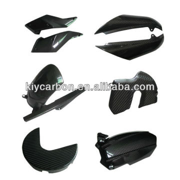 Twill weave carbon fiber motorcycle parts for KTM