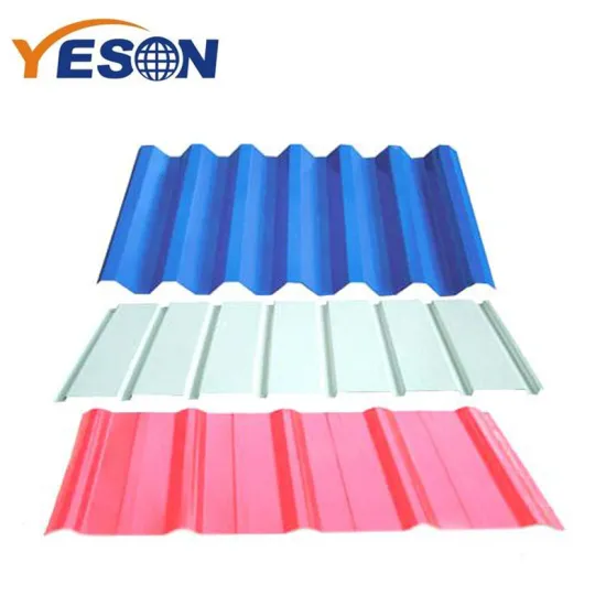 red color Corrugated Metal Roofing Sheet