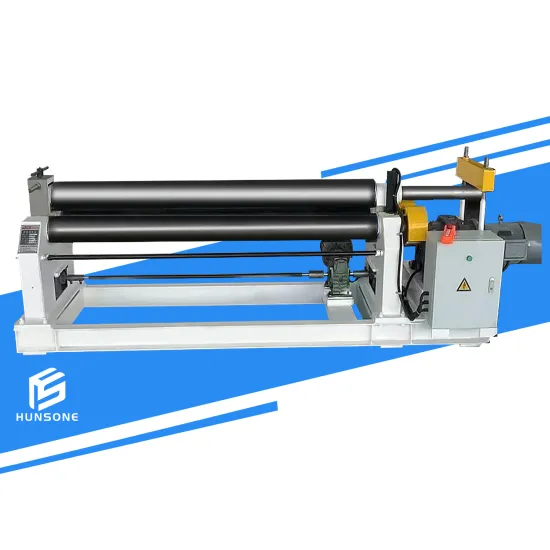 HUNSONE W11 12x2500mm Manual Roll Bending Machine for Metal Rolling