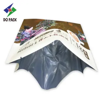 DQ PACK Food Packaging Side Gusset Coffee Bag With Valve Coffee Packaging Bag With Tear Notch Zipper