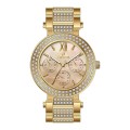 Alloy Quartz Woman Watch With CZ Stone