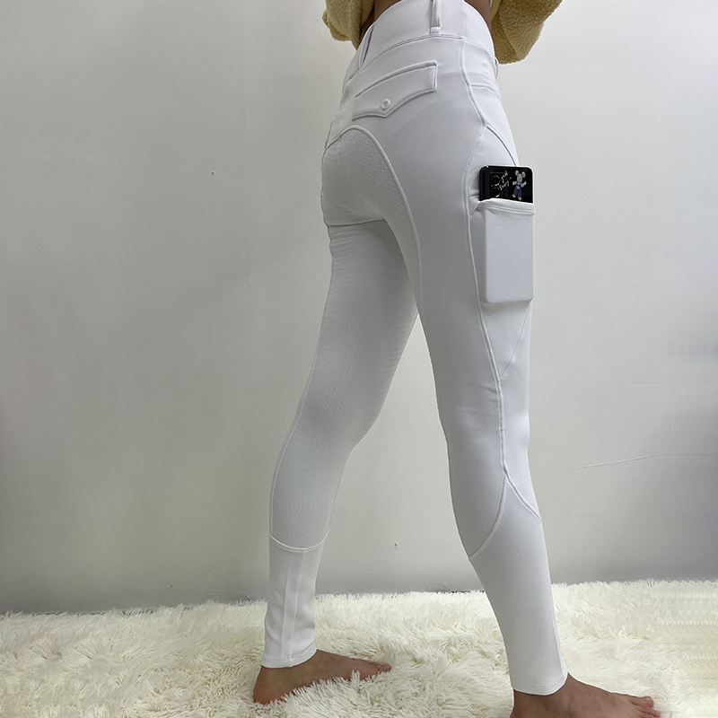 Button Riding Jodhpurs Women Sportswear