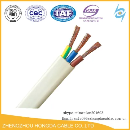 PVC Insulated Wire Flat Cable,VVF Cable 3 Core 6mm2