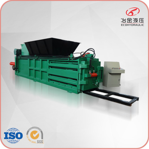 Horizontal Hydraulic Baler For Straw Paper Cardboard Plastic