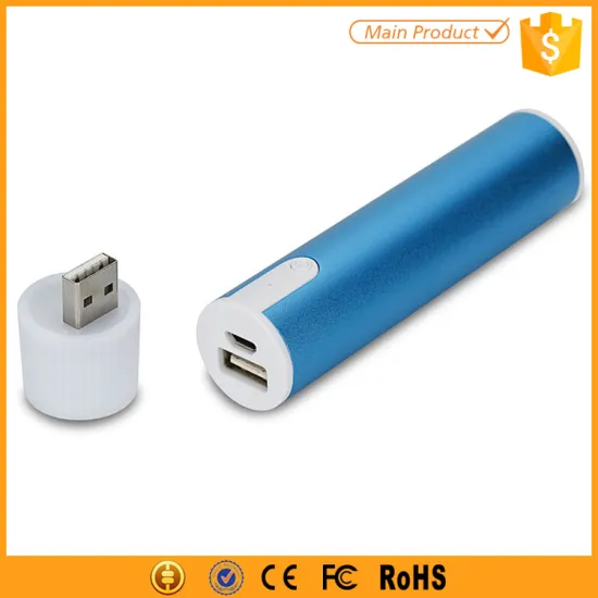 Promotional Portable Power Bank 2600mah Gift with LED Light